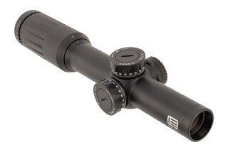 The EOTECH Vudu 1-6x24 rifle scope features the SR2 MOA reticle with a first focal plane design.